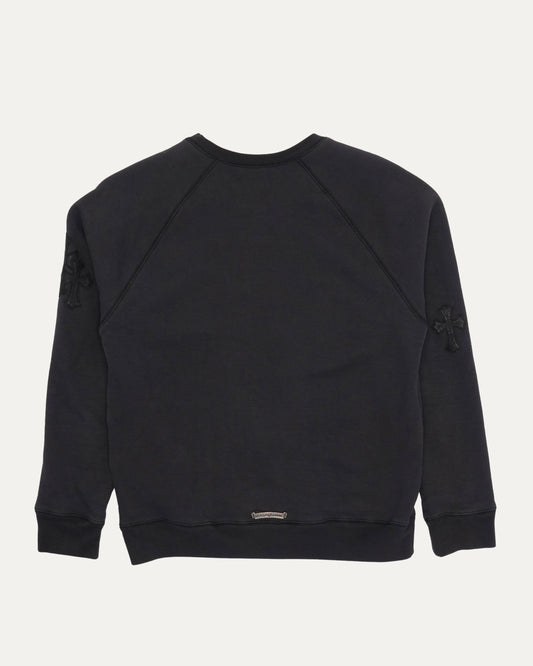 Paper Jam Cross Patch Crewneck Sweatshirt