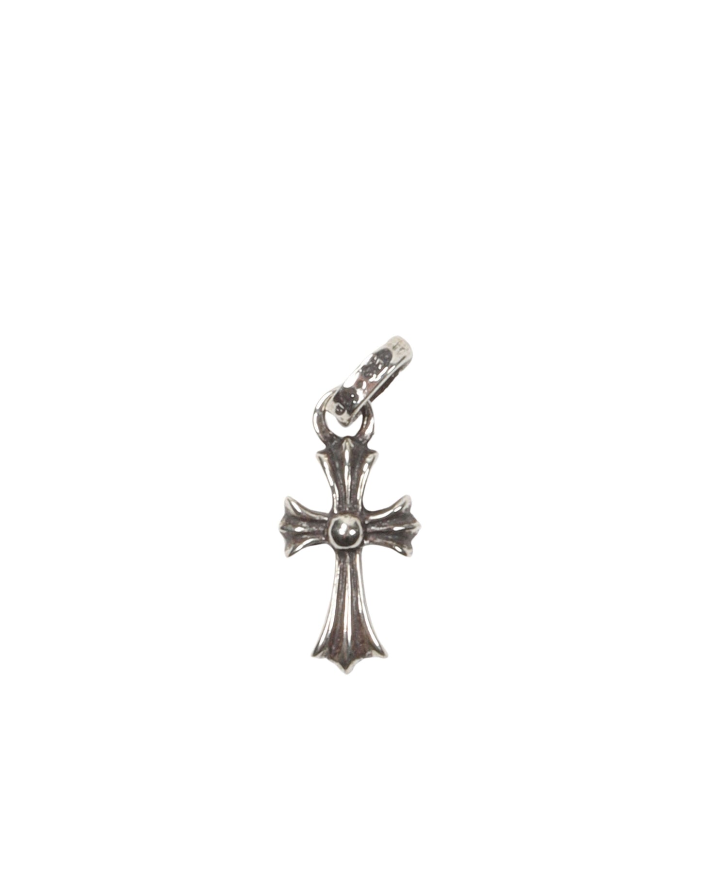 Baby Fat Pink Sapphire Cross Charm