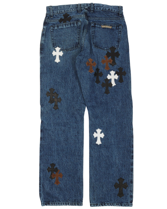 Fleur Knee Denim w/ 31 Cross Patches