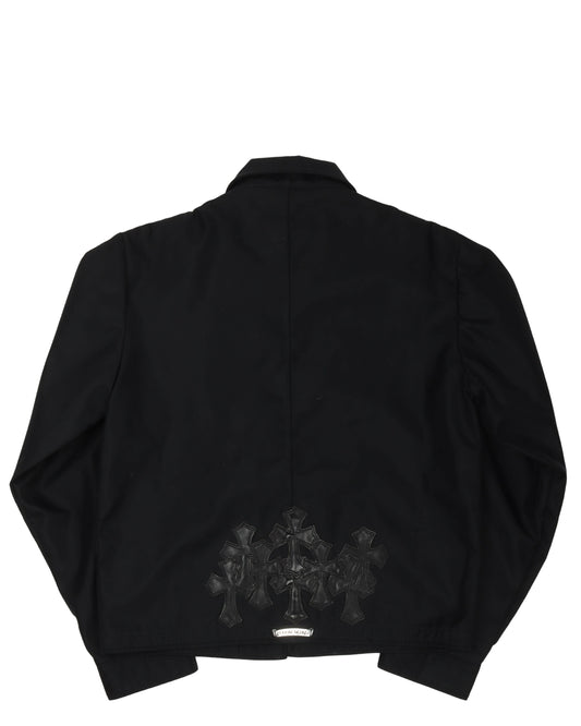 Cross Patch Zip Up Work Jacket