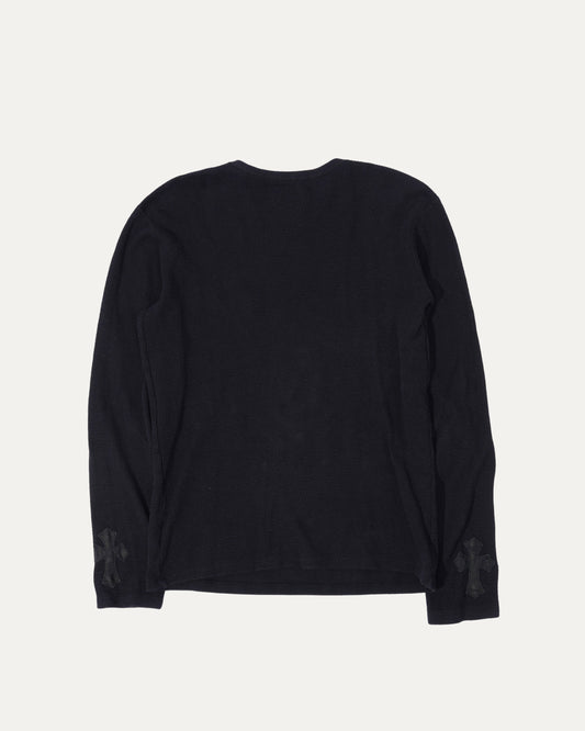 Cross Patch Pocket Long Sleeve Thermal T-Shirt