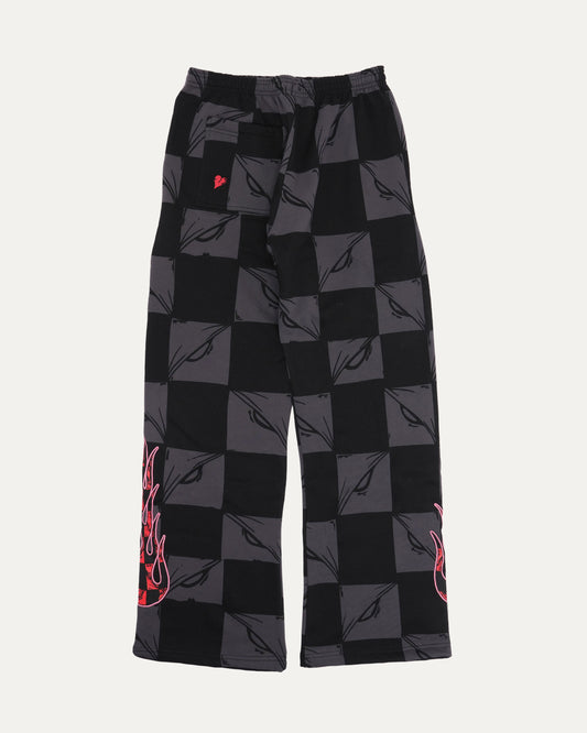 Matty Boy Flame Print 99 Eyes Sweatpants
