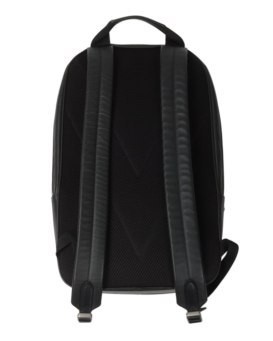 Michael Embossed Damier Monogram Leather Backpack