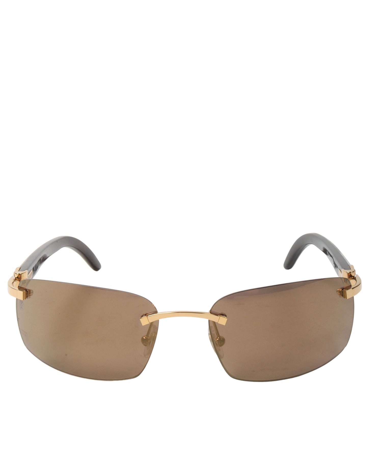 C Decor Black Buffalo Horn Men's Sunglasses