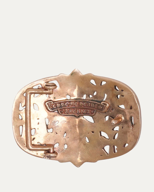 Bronze Cemetery Cross Belt Buckle