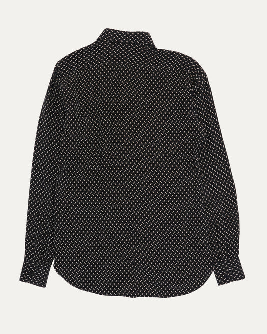 Silk Dash Print Shirt