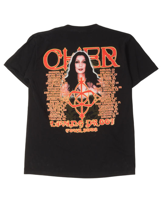 2002 Cher Living Proof Tour T-Shirt