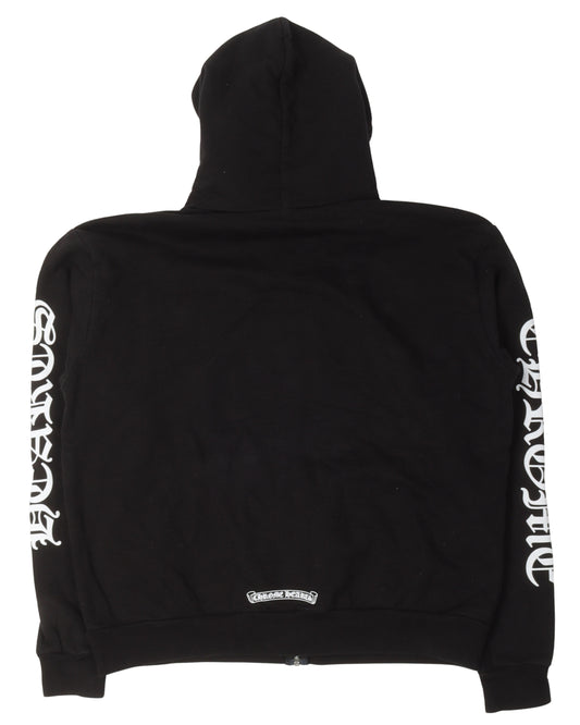 Zip Up Eye Test Logo Hoodie