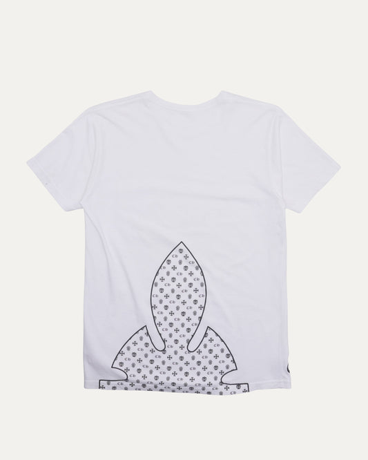 Vintage Multi-Motif Fleur Cross T-Shirt