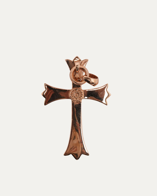 Gold Large Cross Pendant