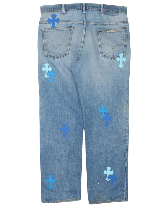 Miami Art Basel Cross Patch Jeans