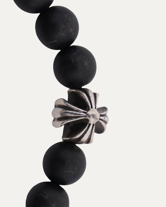 6mm Plus Cross Bead Bracelet