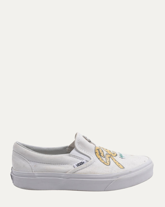 Matty Boy Hand-Painted 'Sex Machine' Vans Slip-On Sneakers