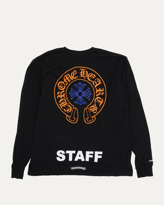 Staff Horseshoe Logo Pocket Long Sleeve T-Shirt