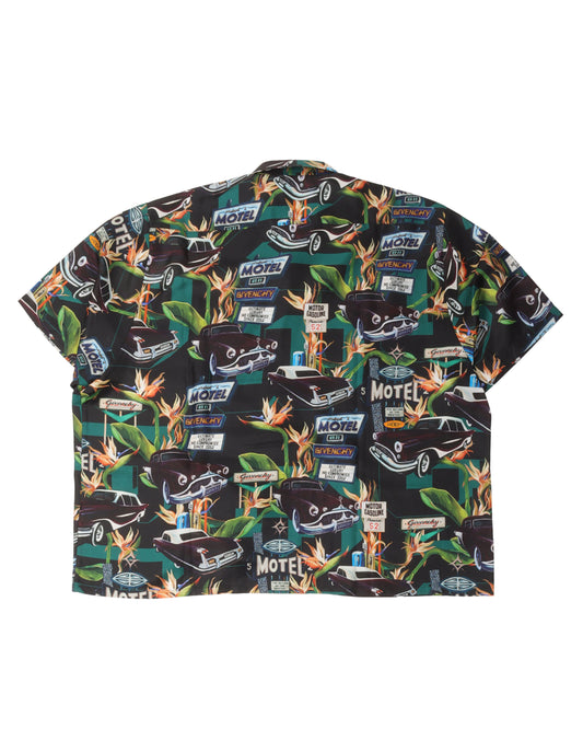 SS21 Paradise Motel Silk Short Sleeve Shirt