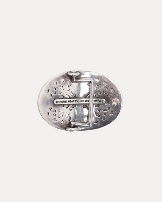 Oval Cross Belt Buckle