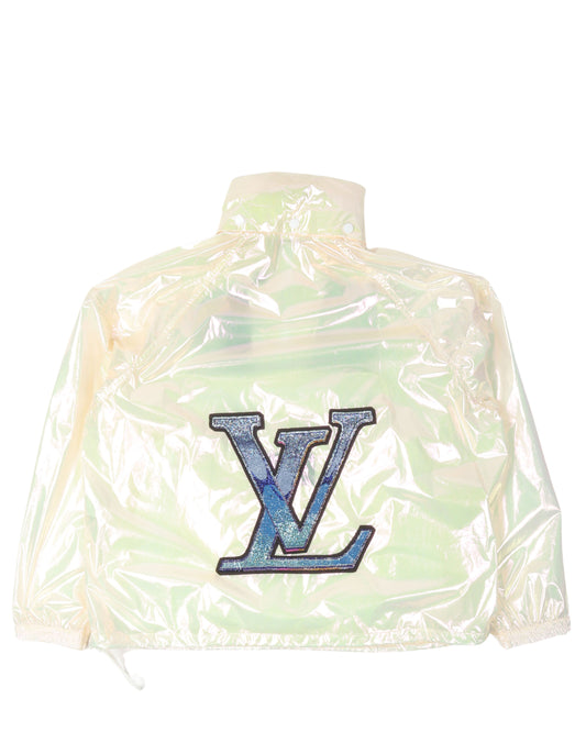 "The Man Behind The Curtain" Iridescent Anorak Jacket
