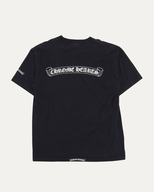 Vintage Vine Dagger Neck Logo Pocket T-Shirt