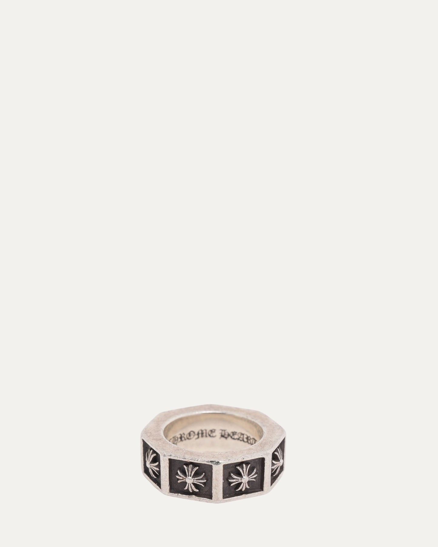 Plus Cross Block Ring