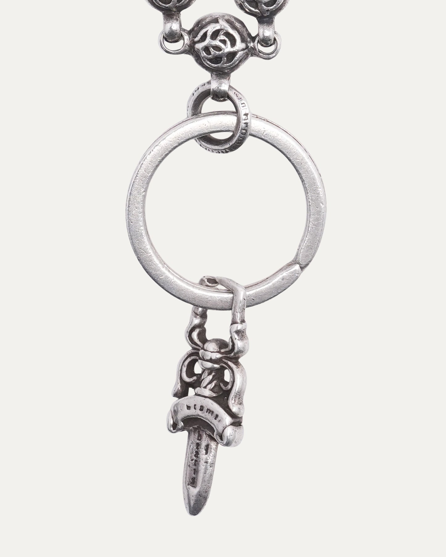 Floral Ball Key Clip