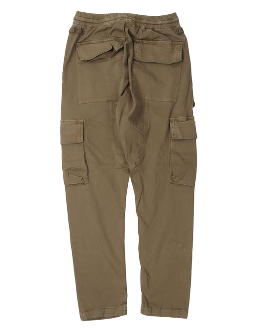 Drop Crotch Drawstring Cargo Pants
