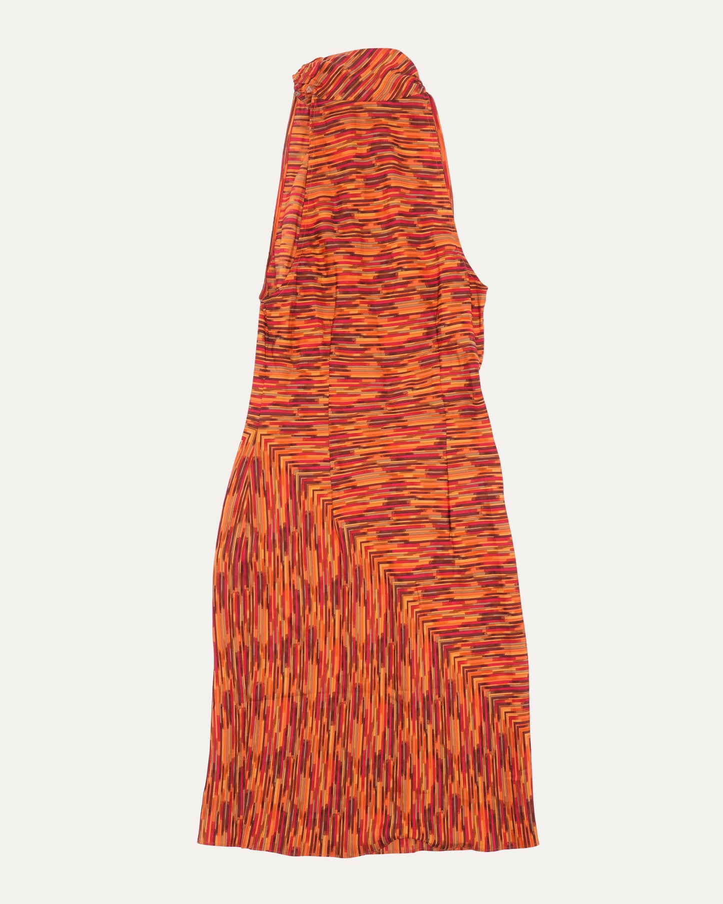 Vintage Ports International Sleeveless Silk Dress