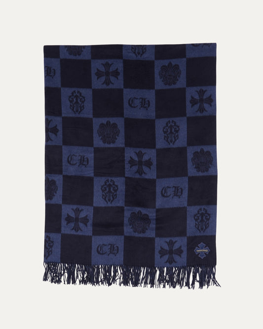 Plus Cross Patch Silk Throw Blanket