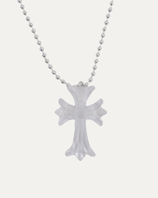 Silichrome Cross Necklace