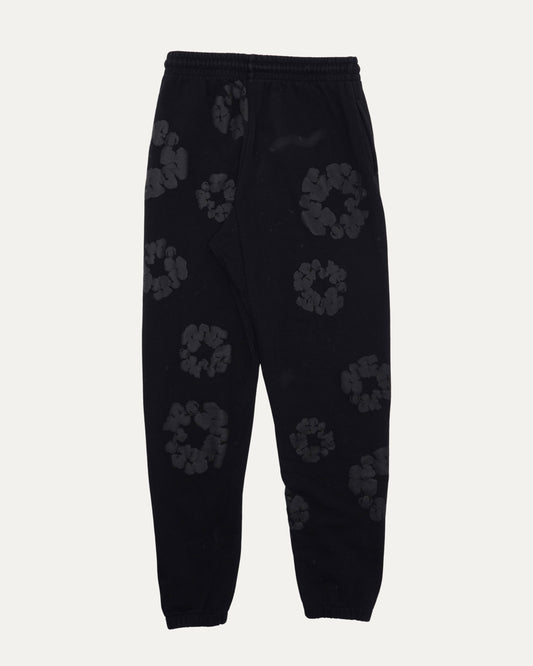 Tonal Cotton Wreath Sweatpants