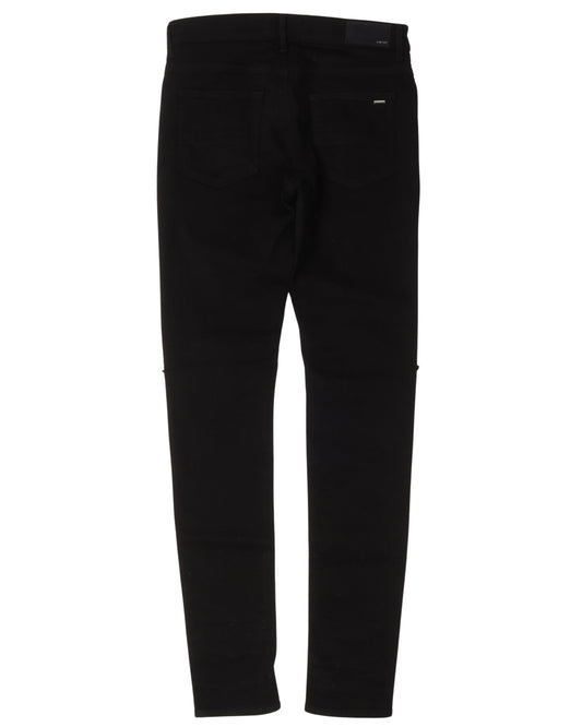 MX-1 Leather Patch Jeans