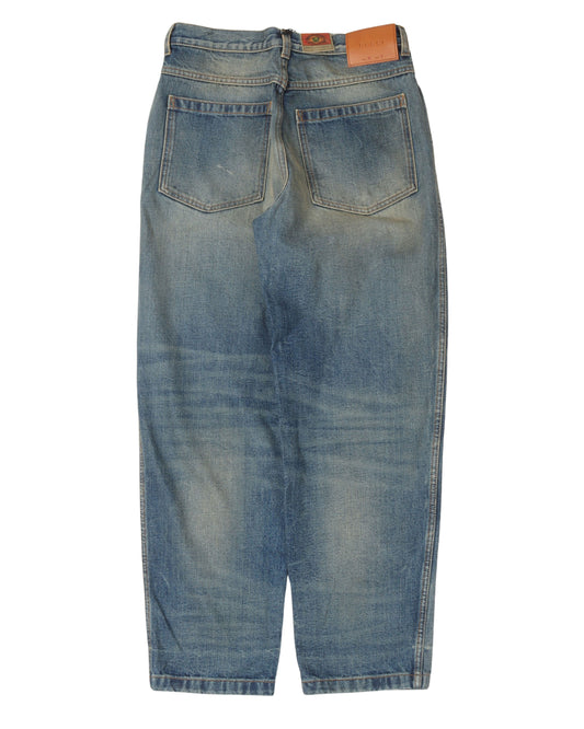 Distressed Denim Jeans