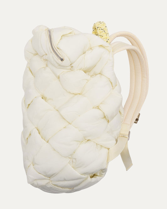 Nylon Intrecciato Padded Casette Backpack