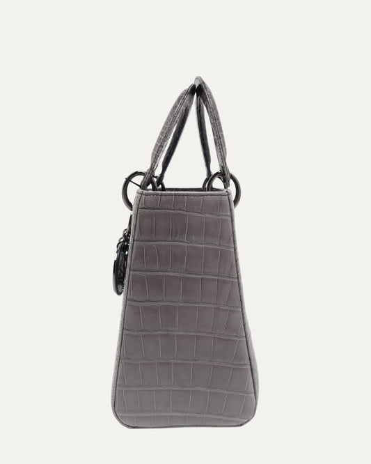 Shiny Crocodile Lady Dior Bag