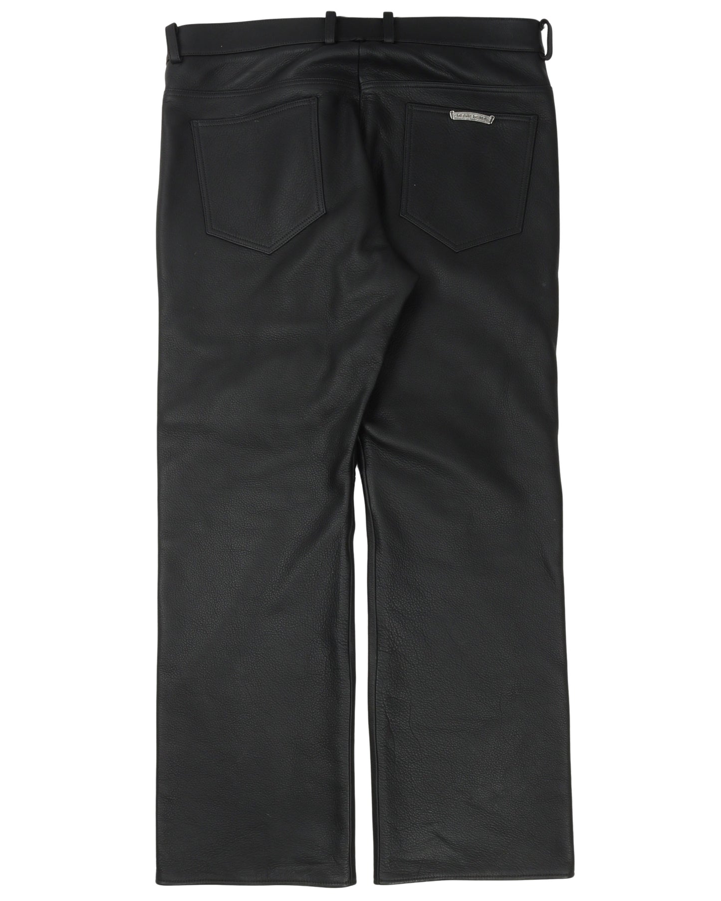 Leather Cross Pants