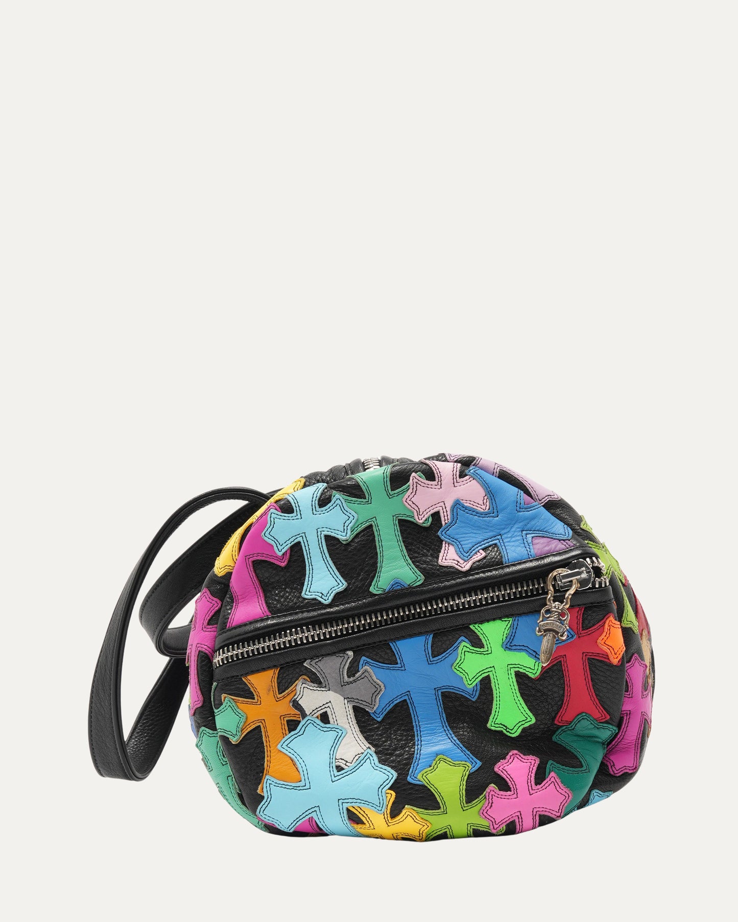 Multicolor Cemetery Cross Patch Duffle Bag