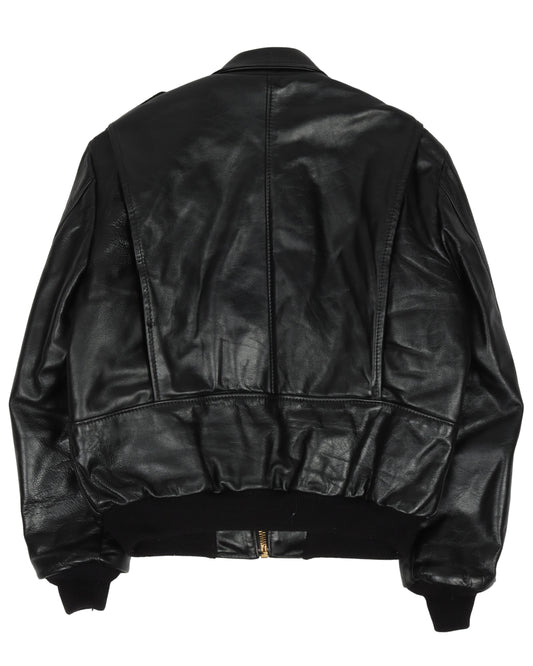 Vanson Leather Bomber Jacket
