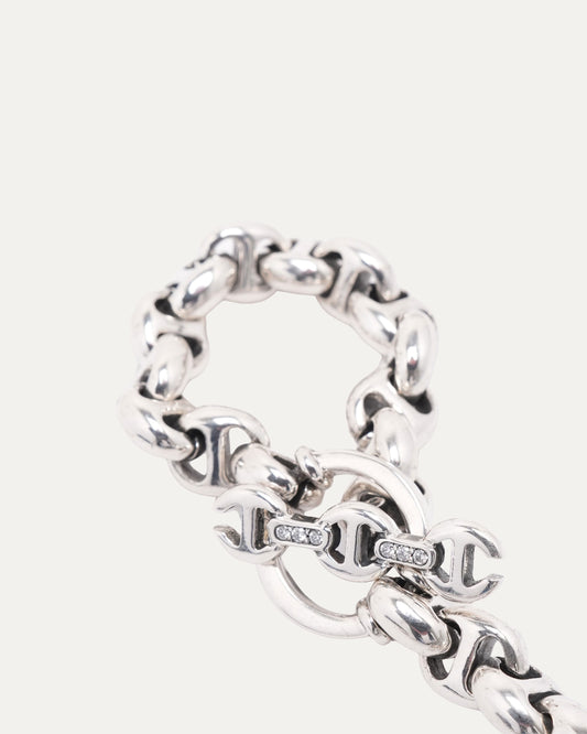 10MM Open-Link Wallet Chain with Diamonds