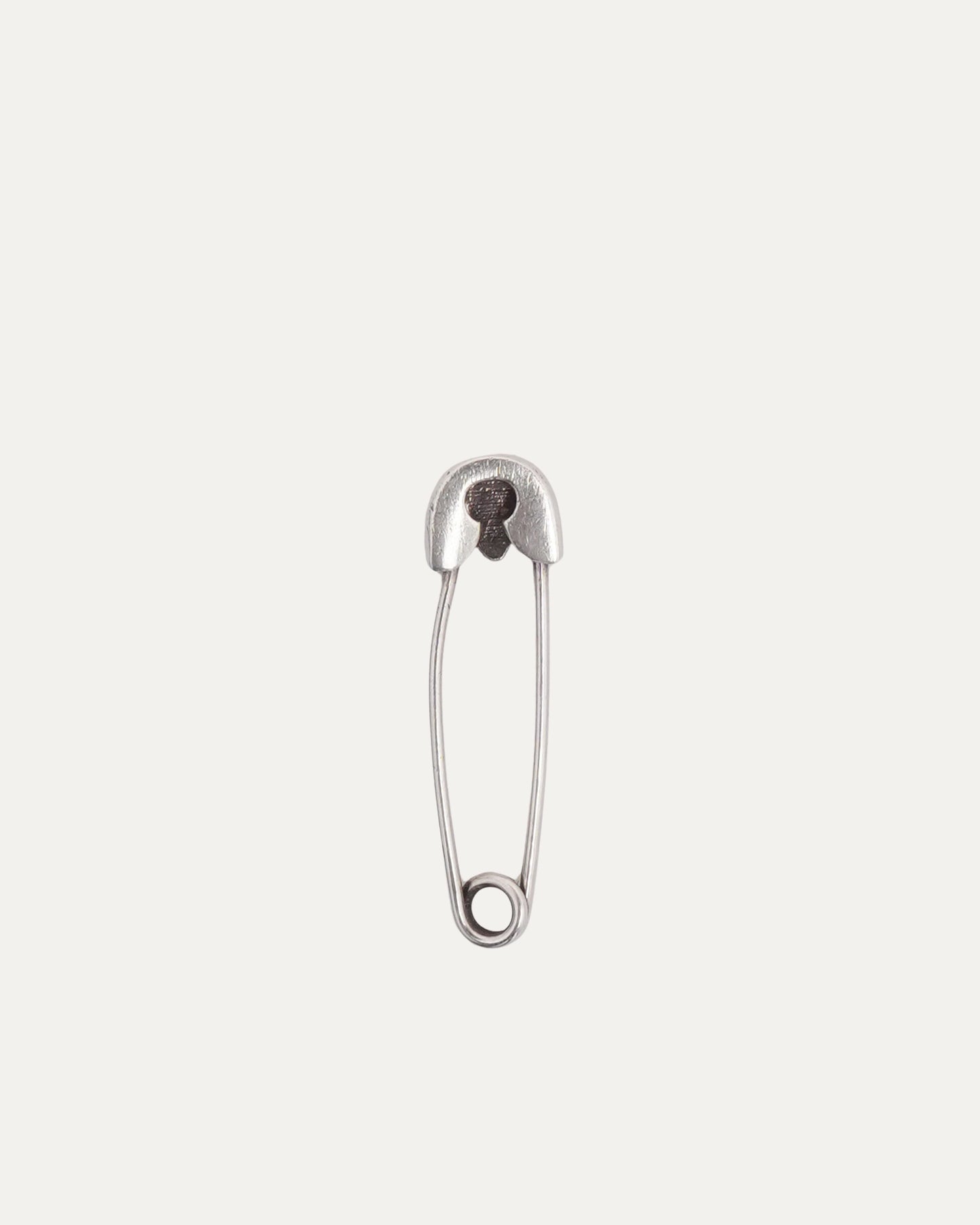 Engraved Silver Safety Pin