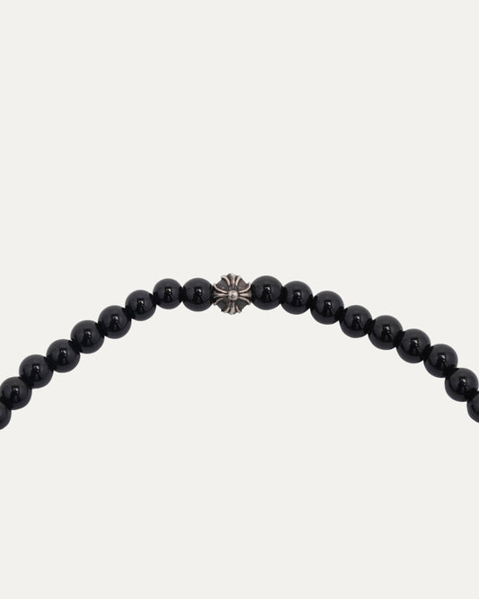 4mm Onyx Bead Bracelet