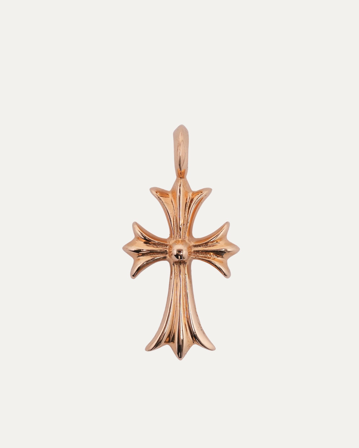 Pink Sapphire Gold Tiny Fat Pendant