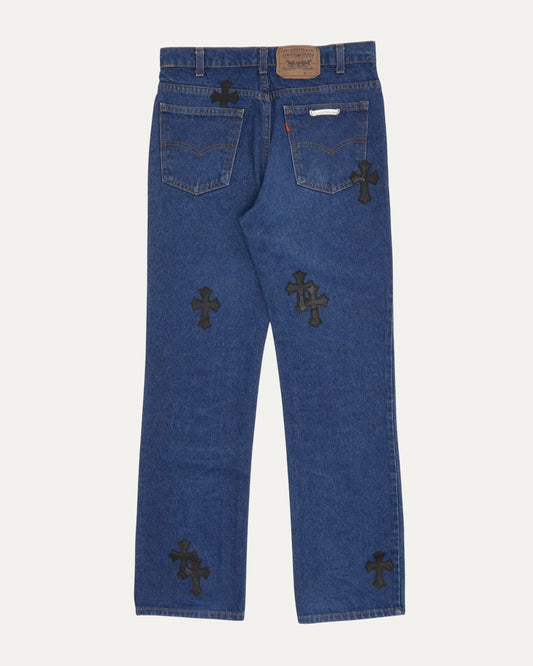 Levi's Orange Tab 517 Cross Patch Jeans