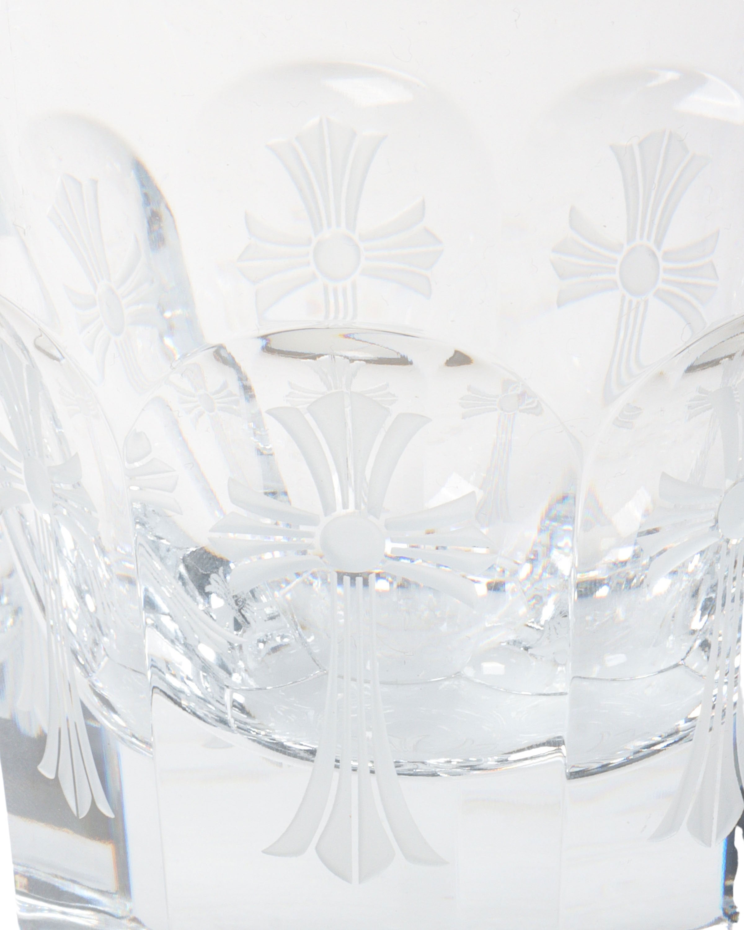 Baccarat Crystal Harcourt Glass Set