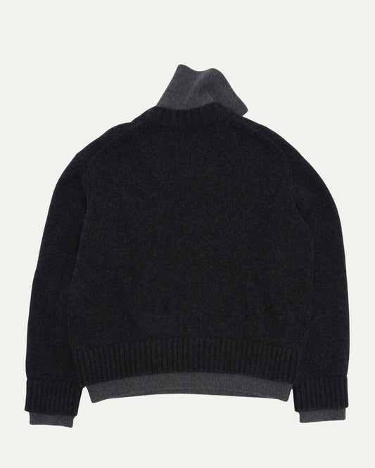 Layered Collared Sweater
