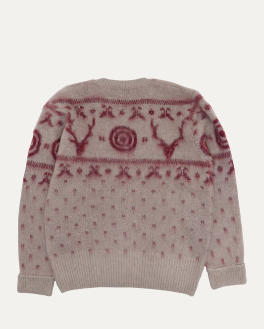 Loose Fit Mohair Blend Sweater