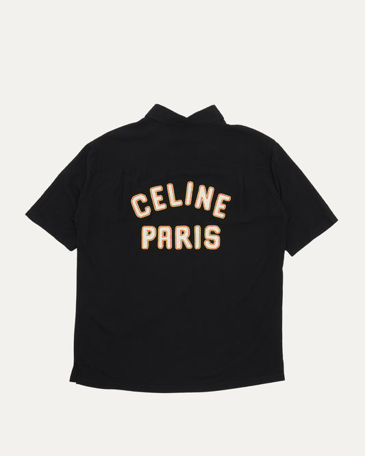 Camp Collar Applique Shirt