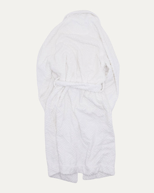 Plus Cross Jacquard Bath Robe