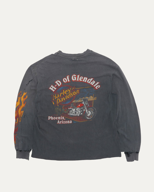 Harley Davidson Glendale Arizona 1980s Long Sleeve T-Shirt