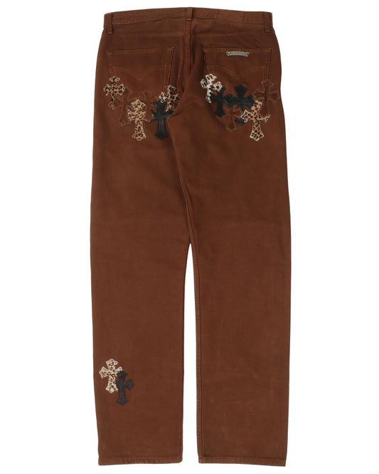 NYFW Exclusive Levi's Cross Patch Jeans