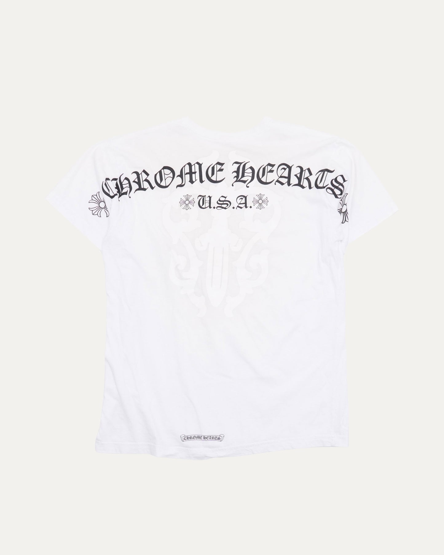 Plus Cross Tonal Vine Dagger Pocket T-Shirt