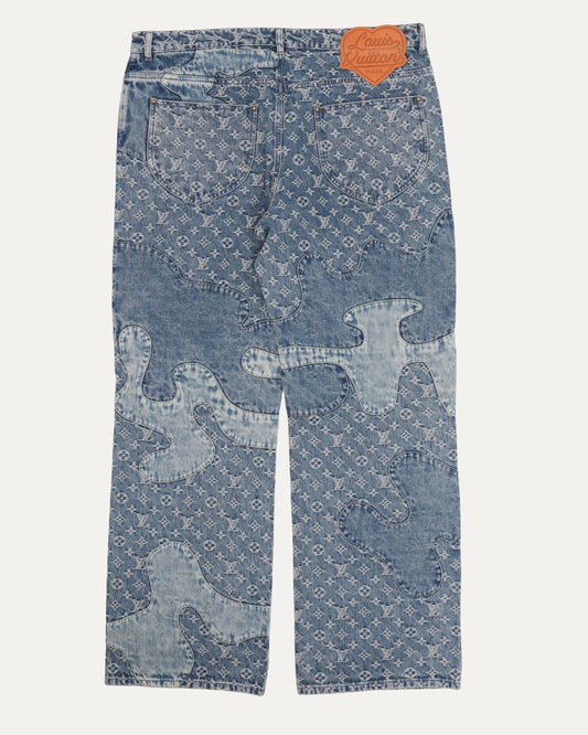 Nigo Monogram Patchwork Jeans